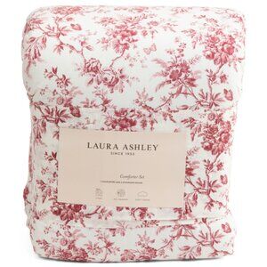 LAURA ASHLEY Floral Cotton Comforter Set